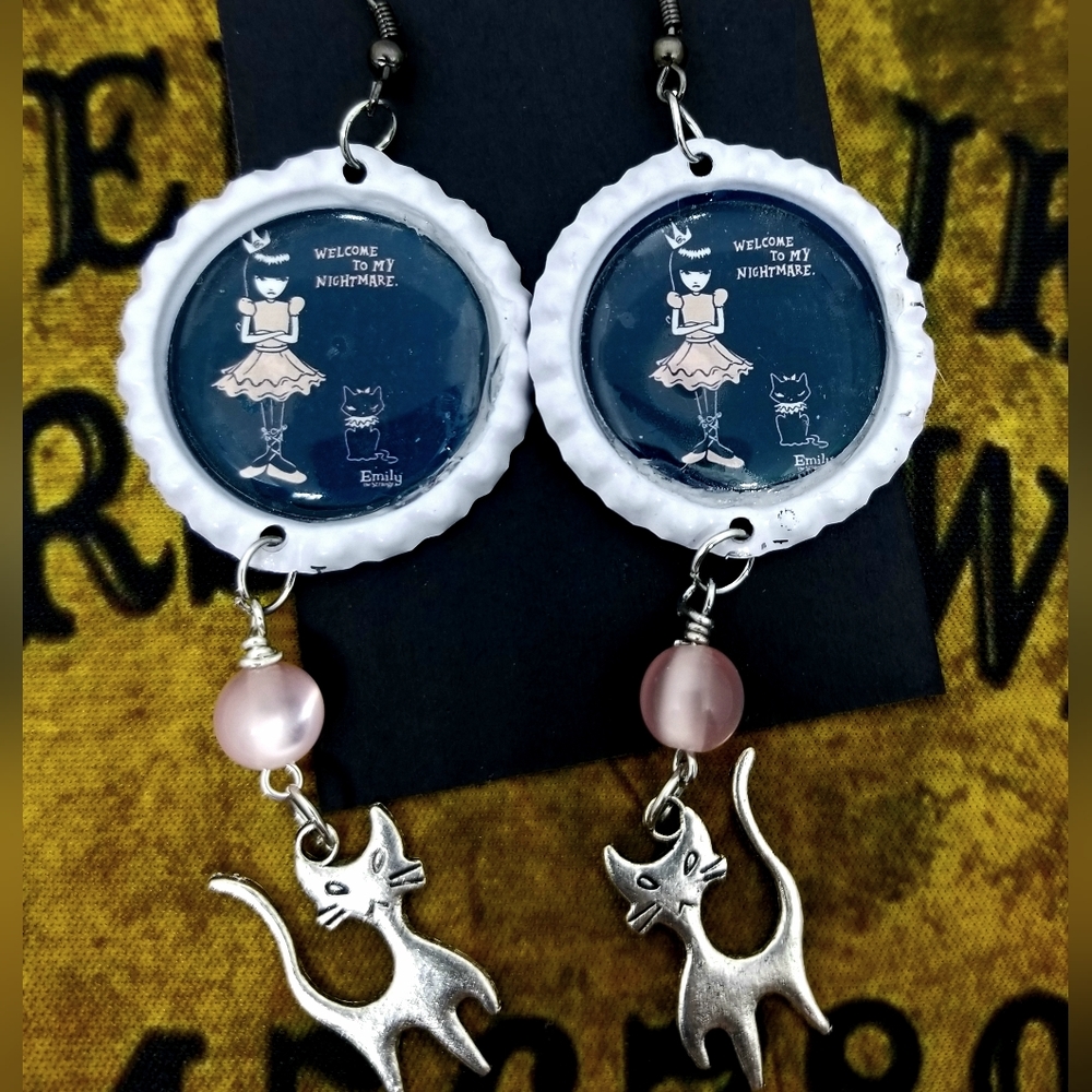 Emily The Strange earrings